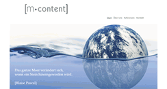 Desktop Screenshot of m-content.de